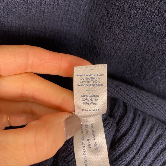 Marine Layer Men's Archive Armas Standard Fit Quarter Zip Mock Neck Sweater M - Picture 5 of 7